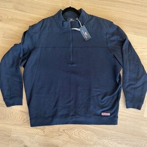 Vineyard Vines Navy Blue Quarter-Zip Men's size XXL Sweatshirt